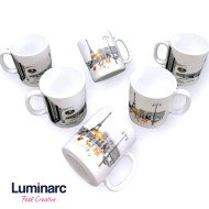 Coffret de 6 Tasses à Café Mug 33cl Essence Paris - LUMINARC