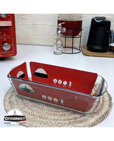 Moule à Cake en verre 28x12cm 1.5L - ÔFOURNOT Moule à Cake en verre 28x12cm 1.5L - ÔFOURNOT