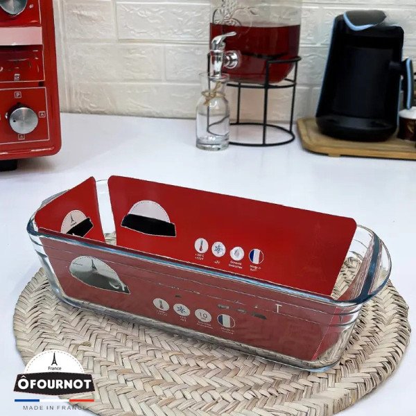 Moule à Cake en verre 28x12cm 1.5L - ÔFOURNOT