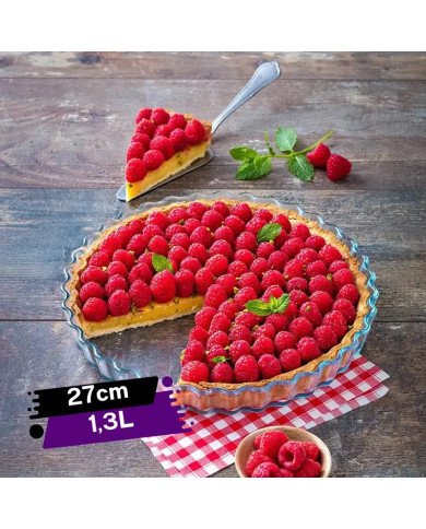 Lot Moule à Tarte Ø 27cm 1.3L + Moule à Cake 28x12cm 1.5L - ÔFOURNOT Lot Moule à Tarte Ø 27cm 1.3L + Moule à Cake 28x12cm 1.5L - ÔFOURNOT