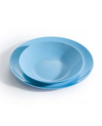 Assiette creuse Diwali Light Blue 20cm - LUMINARC Assiette creuse Diwali Light Blue 20cm - LUMINARC