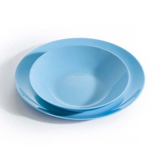 Assiette creuse Diwali Light Blue 20cm - LUMINARC
