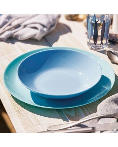 Assiette creuse Diwali Light Blue 20cm - LUMINARC Assiette creuse Diwali Light Blue 20cm - LUMINARC