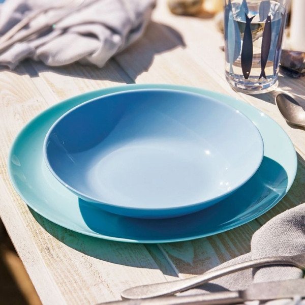 Assiette creuse Diwali Light Blue 20cm - LUMINARC Assiette creuse Diwali Light Blue 20cm - LUMINARC
