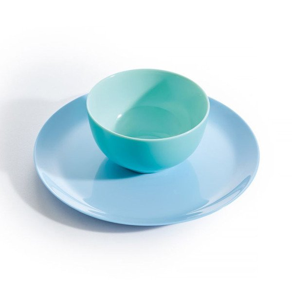 Assiette plate Diwali Light Blue 25cm - LUMINARC