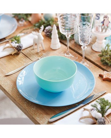 Assiette plate Diwali Light Blue 25cm - LUMINARC Assiette plate Diwali Light Blue 25cm - LUMINARC