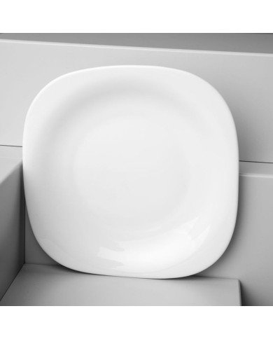 Assiette à dessert Carine White 19 x 19 cm - LUMINARC Assiette à dessert Carine White 19 x 19 cm - LUMINARC
