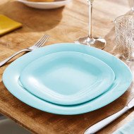 Assiette à dessert Carine Turquoise 19 x 19 cm - LUMINARC