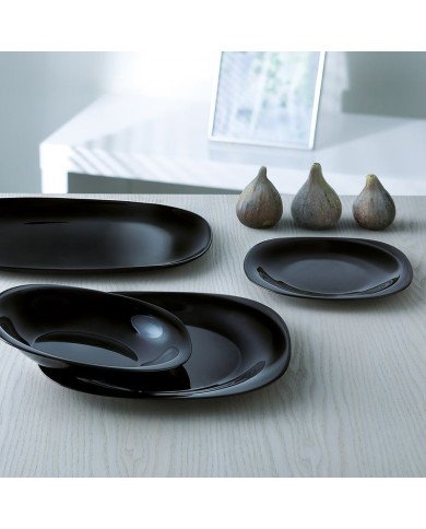 Assiette à dessert Carine Neo Black 19 x 19 cm - LUMINARC Assiette à dessert Carine Neo Black 19 x 19 cm - LUMINARC