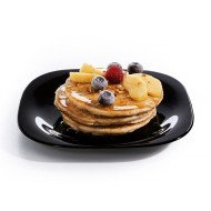 Assiette à dessert Carine Neo Black 19 x 19 cm - LUMINARC