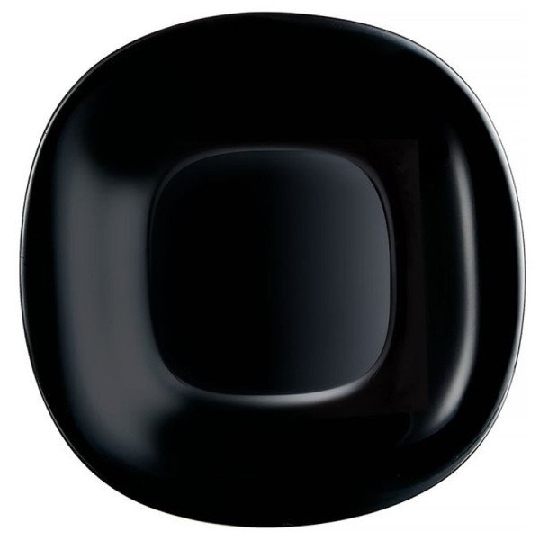 Assiette à dessert Carine Neo Black 19 x 19 cm - LUMINARC