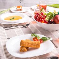 Assiette creuse Carine White 21 x 21 cm - LUMINARC