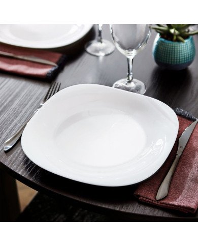 Assiette plate Carine Neo White 27 x 27 cm - LUMINARC