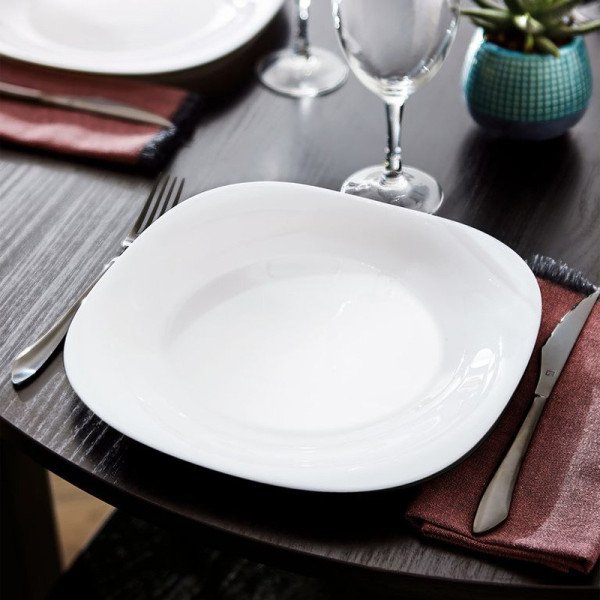 Assiette plate Carine Neo White 27 x 27 cm - LUMINARC Assiette plate Carine Neo White 27 x 27 cm - LUMINARC
