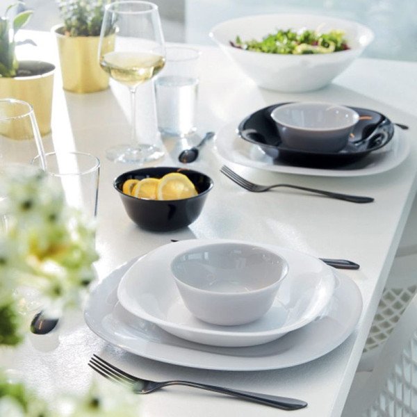 Assiette plate Carine Granit 27 x 27 cm - LUMINARC