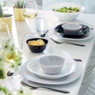 Assiette plate Carine Granit 27 x 27 cm - LUMINARC