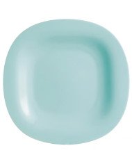 Assiette plate Carine Turquoise 27 x 27 cm - LUMINARC