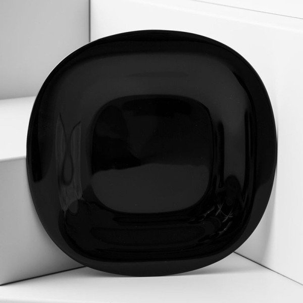 Assiette plate Carine Neo Black 27 x 27 cm - LUMINARC