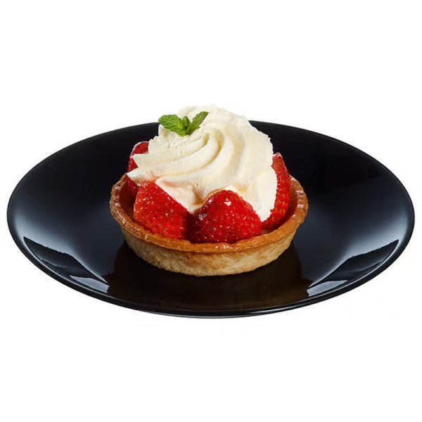 Assiette à dessert Zelie Noire 18 cm - LUMINARC