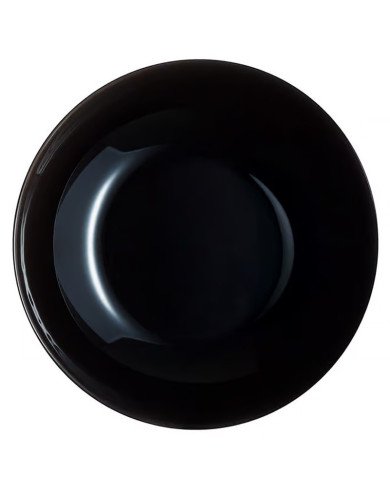Assiette creuse Zelie Noire 20 cm - LUMINARC