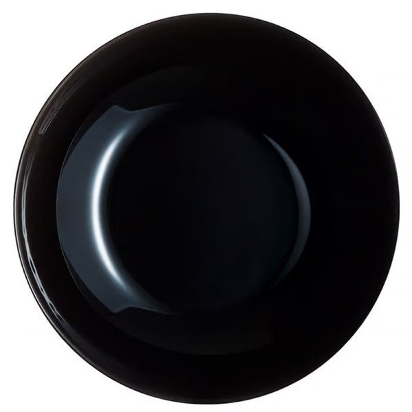 Assiette creuse Zelie Noire 20 cm - LUMINARC