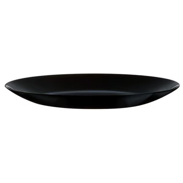 Assiette plate Zelie Noire 25 cm - LUMINARC