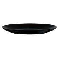 Assiette plate Zelie Noire 25 cm - LUMINARC