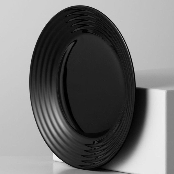 Assiette creuse Harena Black 23 cm - LUMINARC