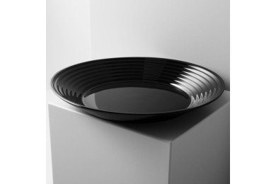 Assiette creuse Harena Black 23 cm - LUMINARC