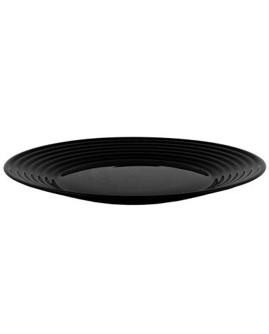 Assiette plate Harena Black 25 cm - LUMINARC Assiette plate Harena Black 25 cm - LUMINARC