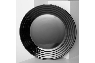 Assiette plate Harena Black 25 cm - LUMINARC