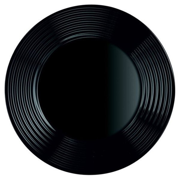 Assiette plate Harena Black 25 cm - LUMINARC Assiette plate Harena Black 25 cm - LUMINARC