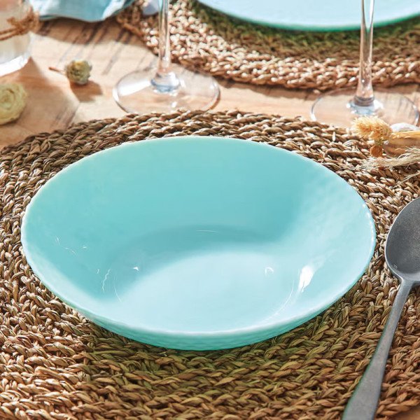 Assiette creuse Pampille Turquoise 20 cm - LUMINARC