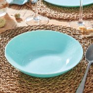 Assiette creuse Pampille Turquoise 20 cm - LUMINARC