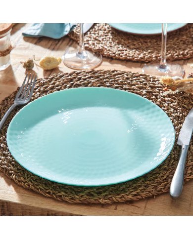 Assiette plate Pampille Turquoise 25 cm - LUMINARC Assiette plate Pampille Turquoise 25 cm - LUMINARC