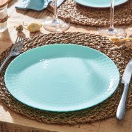 Assiette plate Pampille Turquoise 25 cm - LUMINARC