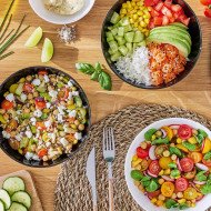 Saladier Diwali Noir 21 cm - LUMINARC