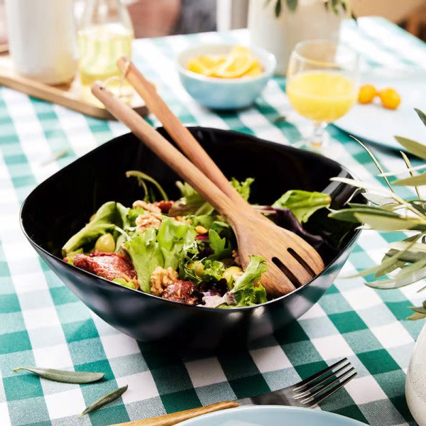 Saladier carré Carine Noir 27 cm - LUMINARC Saladier carré Carine Noir 27 cm - LUMINARC