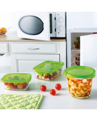 Boîte de conservation alimentaire carrée Keep'n' Box 38 cl - LUMINARC Boîte de conservation alimentaire carrée Keep'n' Box 38 cl - LUMINARC