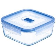 Boîte Hermétique carrée avec couvercle bleu Pure Box Active 76 cl - LUMINARC Boîte Hermétique carrée avec couvercle bleu Pure Box Active 76 cl - LUMINARC