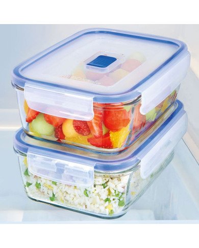 Boîte de Conservation Hermétique avec Couvercle Bleu Pure Box Active Boîte de Conservation Hermétique avec Couvercle Bleu Pure Box Active