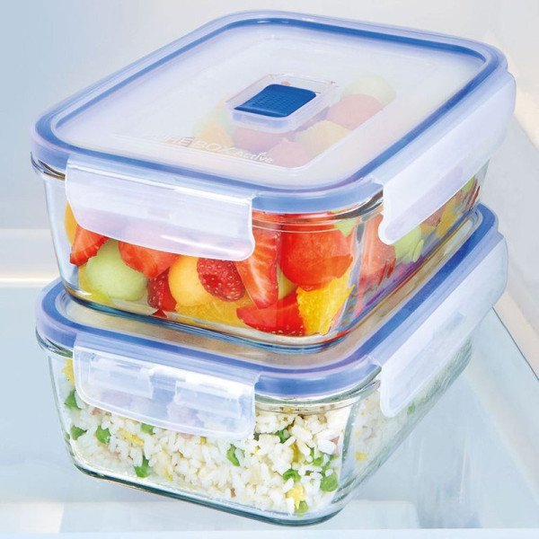 Boîte de Conservation Hermétique avec Couvercle Bleu Pure Box Active Boîte de Conservation Hermétique avec Couvercle Bleu Pure Box Active