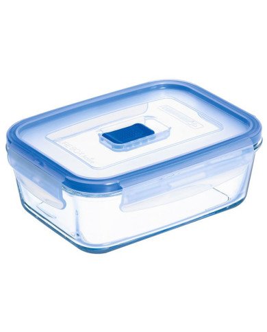Boîte de Conservation Hermétique avec Couvercle Bleu Pure Box Active 38 cl - LUMINARC Boîte de Conservation Hermétique avec Couvercle Bleu Pure Box Active 38 cl - LUMINARC