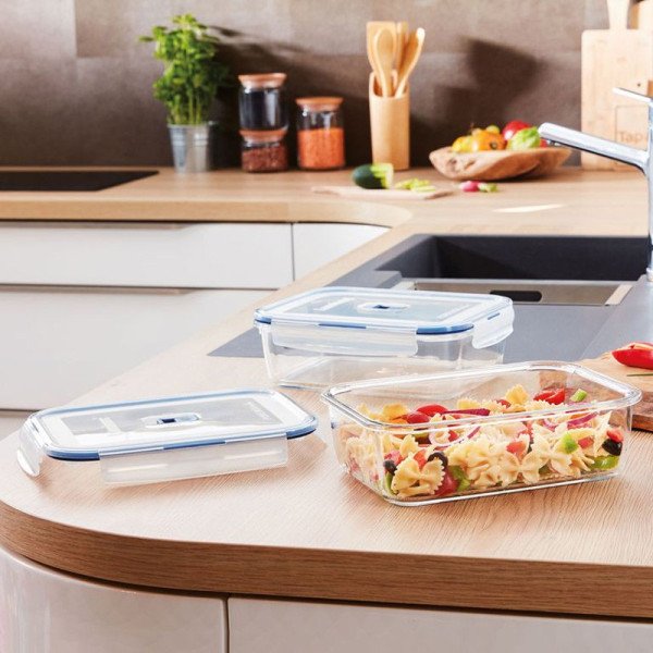 Boîte de Conservation Hermétique avec Couvercle Bleu Pure Box Activ