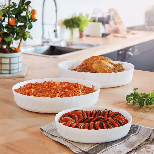 Plat à Four Ovale Trianon 36 cm - LUMINARC Plat à Four Ovale Trianon 36 cm - LUMINARC