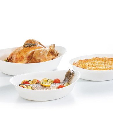 Plat à Four Ovale Smart Cuisine 38x22 cm - LUMINARC Plat à Four Ovale Smart Cuisine 38x22 cm - LUMINARC