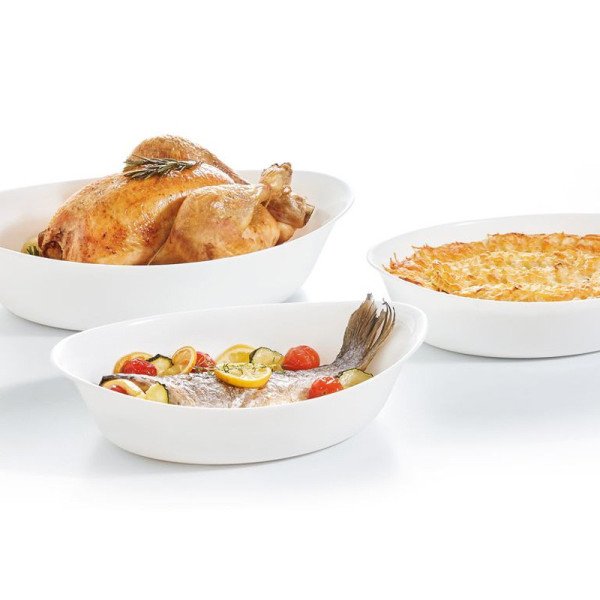 Plat à Four Ovale Smart Cuisine 38x22 cm - LUMINARC Plat à Four Ovale Smart Cuisine 38x22 cm - LUMINARC