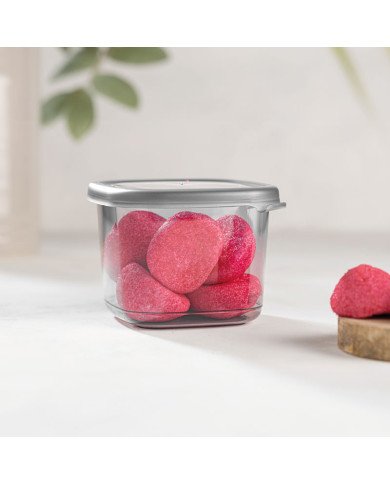 Boîte de rangement carrée Peggy 550 ml - FOLY Boîte de rangement carrée Peggy 550 ml - FOLY