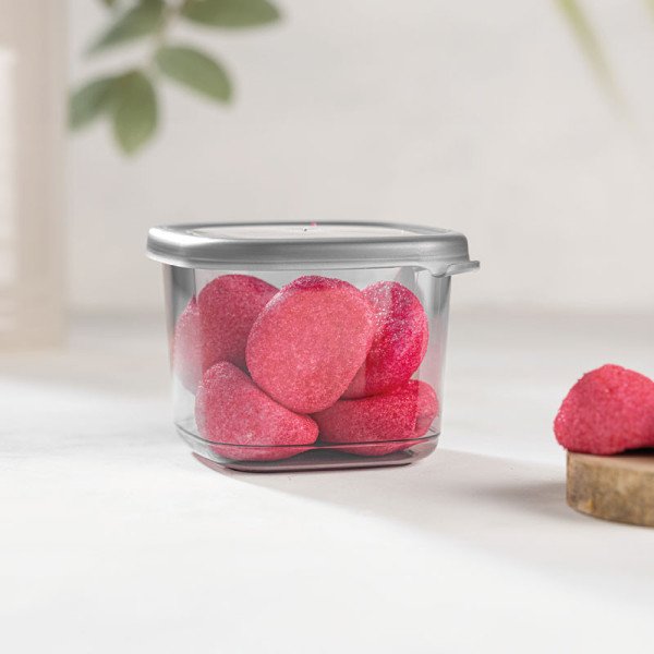 Boîte de rangement carrée Peggy 550 ml - FOLY Boîte de rangement carrée Peggy 550 ml - FOLY