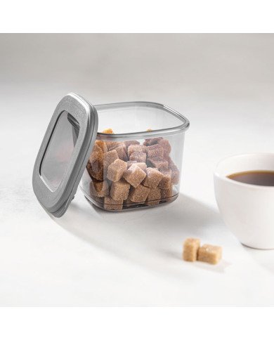 Boîte de Conservation Carrée Poli 550ml - FOLY Boîte de Conservation Carrée Poli 550ml - FOLY